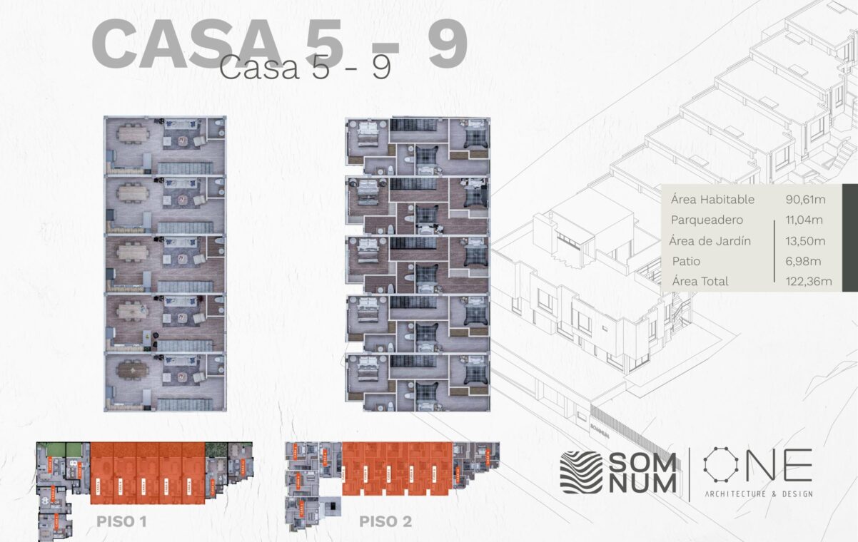 Casas #5, #6, #7, #8 y #9